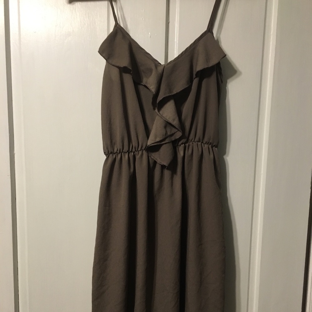 Mine olive/brown dress